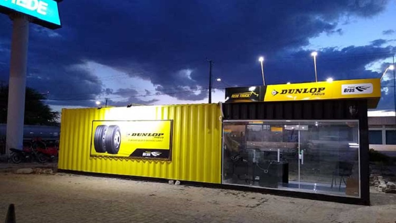 Бизнес-модель «контейнерных» торговых точек Dunlop оказалась успешной