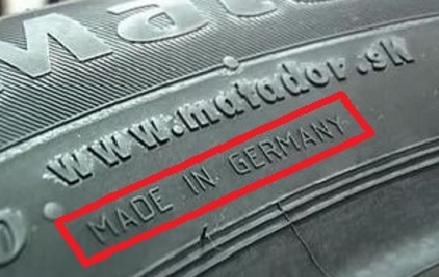 покрышка made in Germany