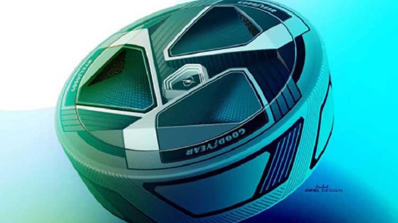 Goodyear создала уникальные шины для концептуального суперкара Opel Experimental