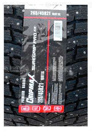 Gripmax SureGrip Pro Ice 285/35 R22 106T